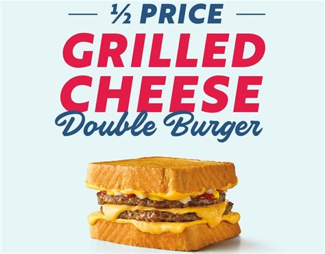 Sonic Double Grilled Cheese Burger Price